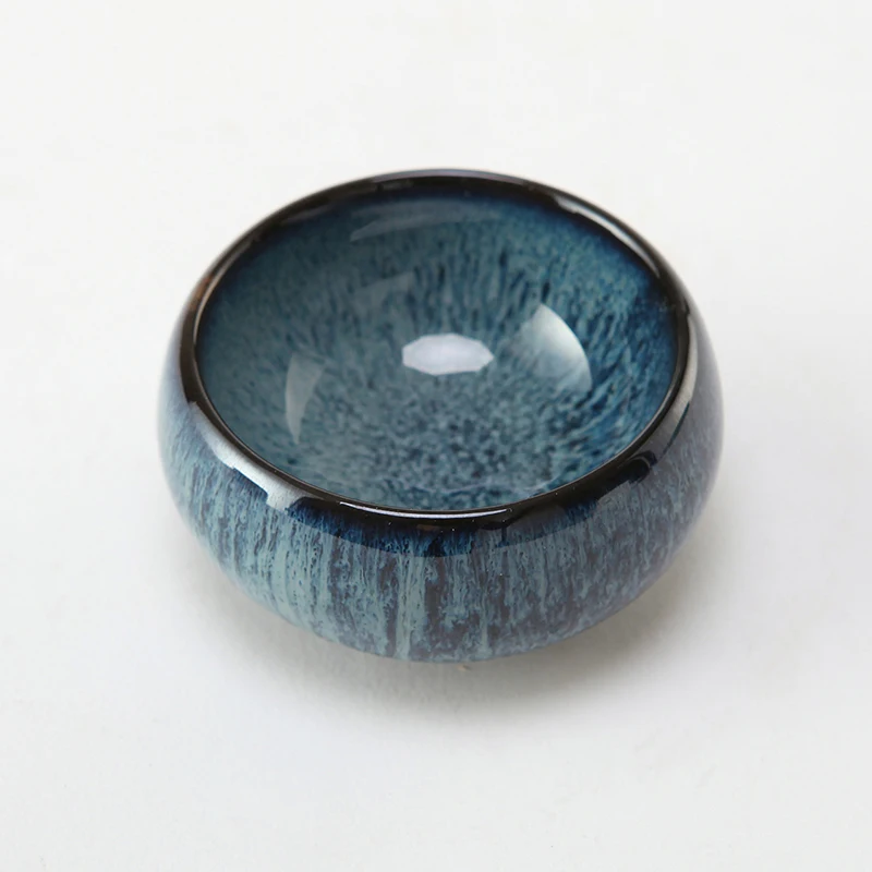 Японский стиль винтажная печь изменение Исин чайная чашка фиолетовая глина