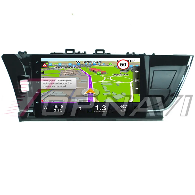 Автомобильный плеер для Toyota COROLLA 2014-2016 10 1 дюйма Android 8 автомобильный GPS-навигатор