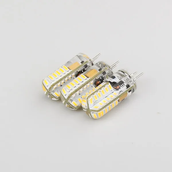 Капсула G4 светодиодная с защитой от IP 48 светодиодов 3014SMD супер яркая 12 В