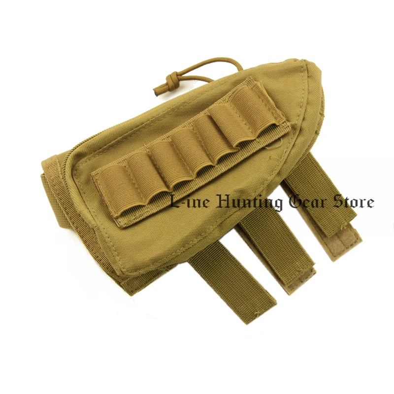 Тактический держатель для приклада Buttstock чехол патронов 7 ракушек + 5 чехлов