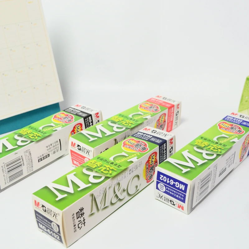 M & G ручка с чернилами стандартных цветов для заправки зажигалок MG 6102 core 0 5 мм