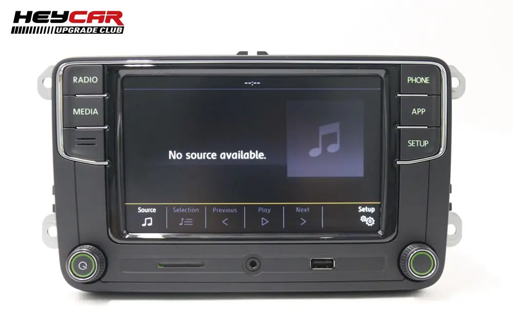 Автомагнитола с зеленой подсветкой 187B RCD330 Plus на английском немецком русском и