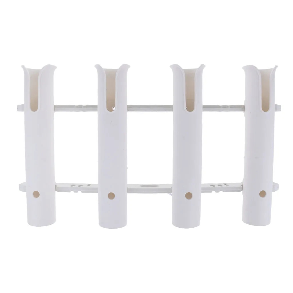 Marine 2x 4Tube Boat Fishing Rod Holder Rack 10.7 in -1.77 Dia. Mount for Water Sports Kayaking Canoeing Rafting Accessory | Спорт и