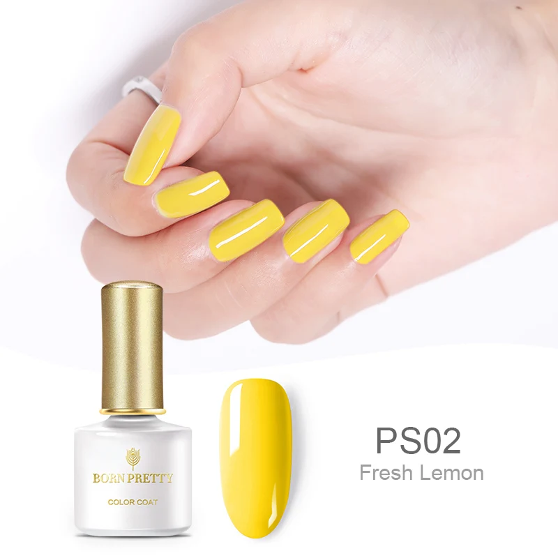 BP-PS02 Серия BORN PRETTY Pumpkin гель для ногтей 6 мл Желтый Оранжевый чистый цвет ногтей отмачиваемый УФ Гель-лак для ногтей лак для осени - Цвет: BP-PS02