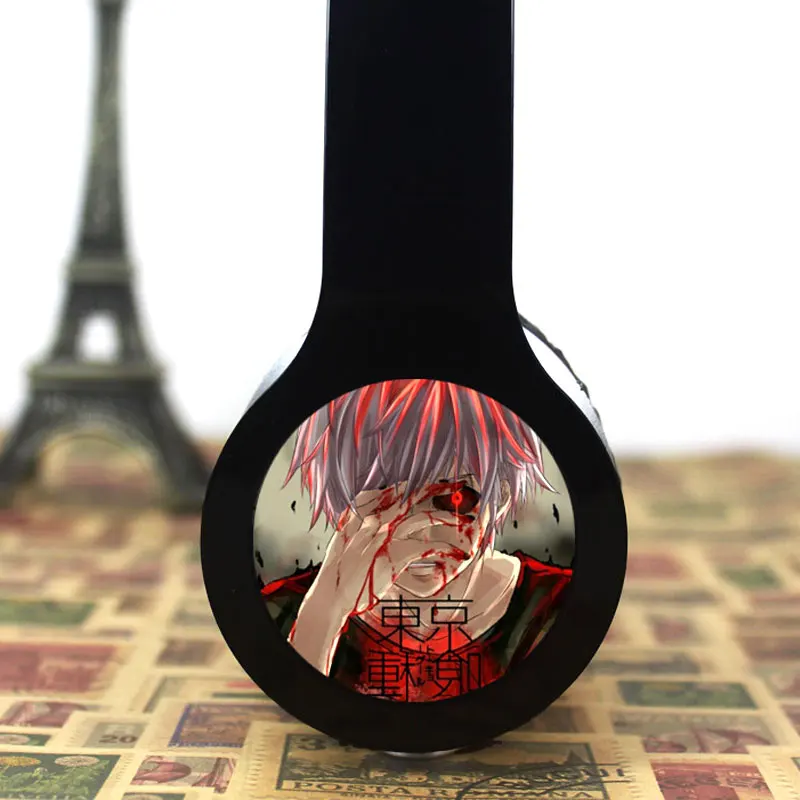Наушники с логотипом аниме Tokyo ghol игровая гарнитура custom EXO стереонаушники