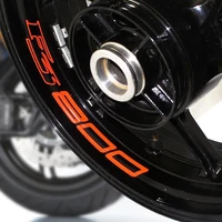 a set of 8pcs high quality motorcycle wheel decals waterproof reflective stickers rim stripes for agusta f3 800