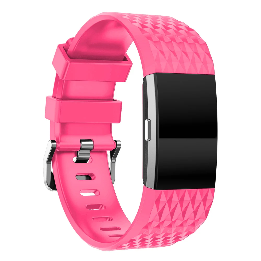 3D Силиконовые Замена ремни для браслета FitBit Charge 2 Смарт часы браслет для браслета FitBit Charge 2 ремешок для Fibit