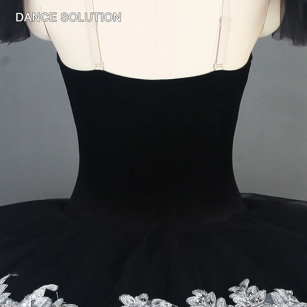 Профессиональная пачка для блинов BLL110 с черным бархатным лифом взрослых и