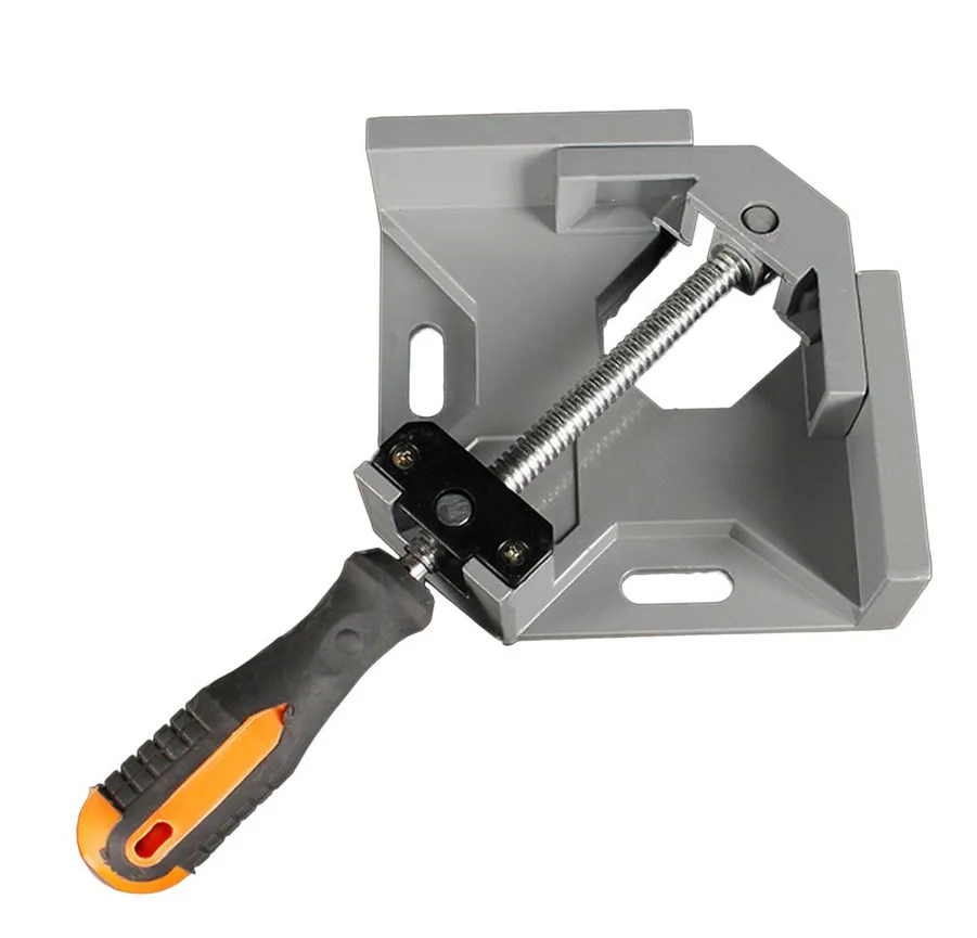 Зажим из алюминиевого сплава для углов фотокартины под углом 90 градусов с одной ручкой высокого качества с бесплатной доставкой.