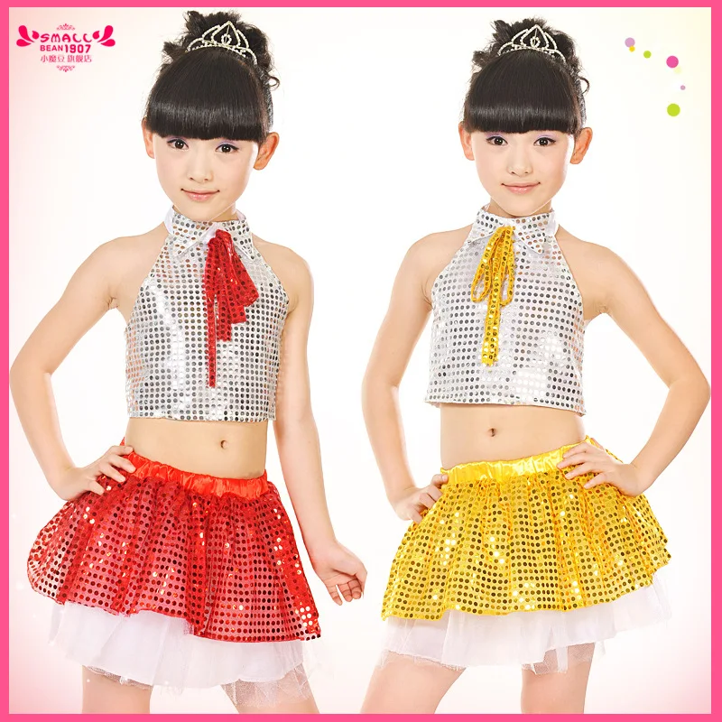 Детское платье для латинских танцев с блестками трико бальных девочек L076|costume