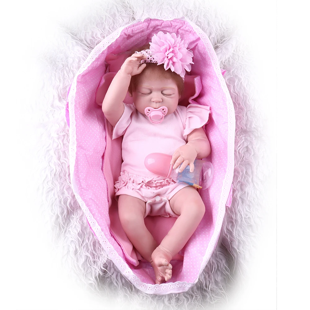 NPKDOLL 22 дюйма новорожденные младенцы реалистичные игрушки для детей куклы девочек