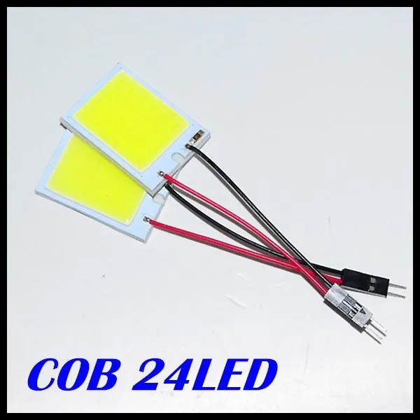 10 шт./Лот автомобильная светодиодная панель 24 светодиода монолитный блок