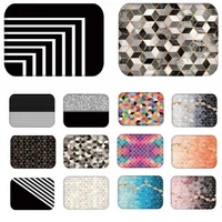 geometric pattern anti slip carpet door mats doormats outdoor kitchen bathroom living room floor mat rug