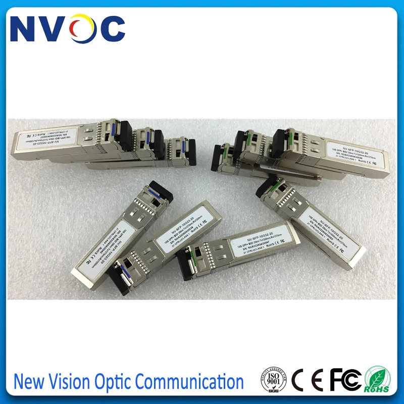 5 пара/лот 10GBASE LR оптический модуль 10G 1270nm/1330nm 20km DDM WDM BiDi SFP + LC волоконно