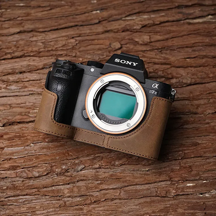 Чехол из натуральной кожи для камеры Sony A7II MK2 A7Rii Mr.Stone|Сумки фото-/видеокамеры| |
