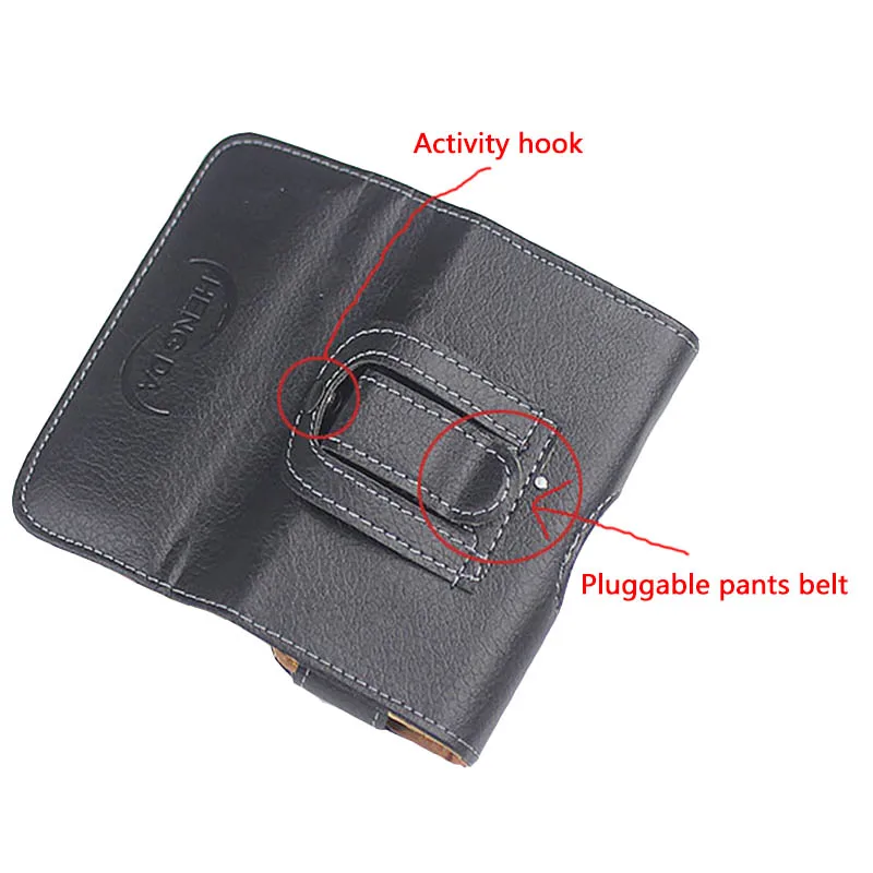 сумочка для телефона сумка Универсальная мужская черная деловая кожаная