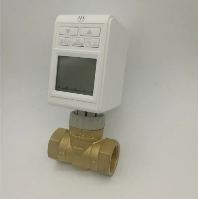 LCD Radiator actuator valves Temperature controlled electric week programming thermostatic Valve DN20 DN25 | Обустройство дома