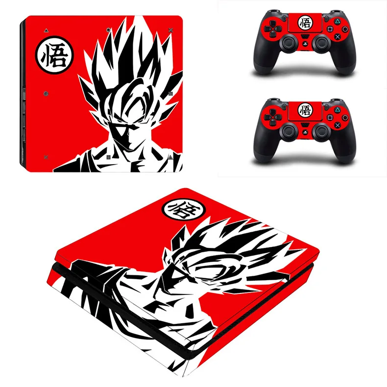 YSP4S-1765 PS4 Slim sticker s Dargon Ball Gogeta Skin Play station 4 Slim sticker для sony Playstation 4 Slim консоли и контроллера Skins - Цвет: YSP4S-1765