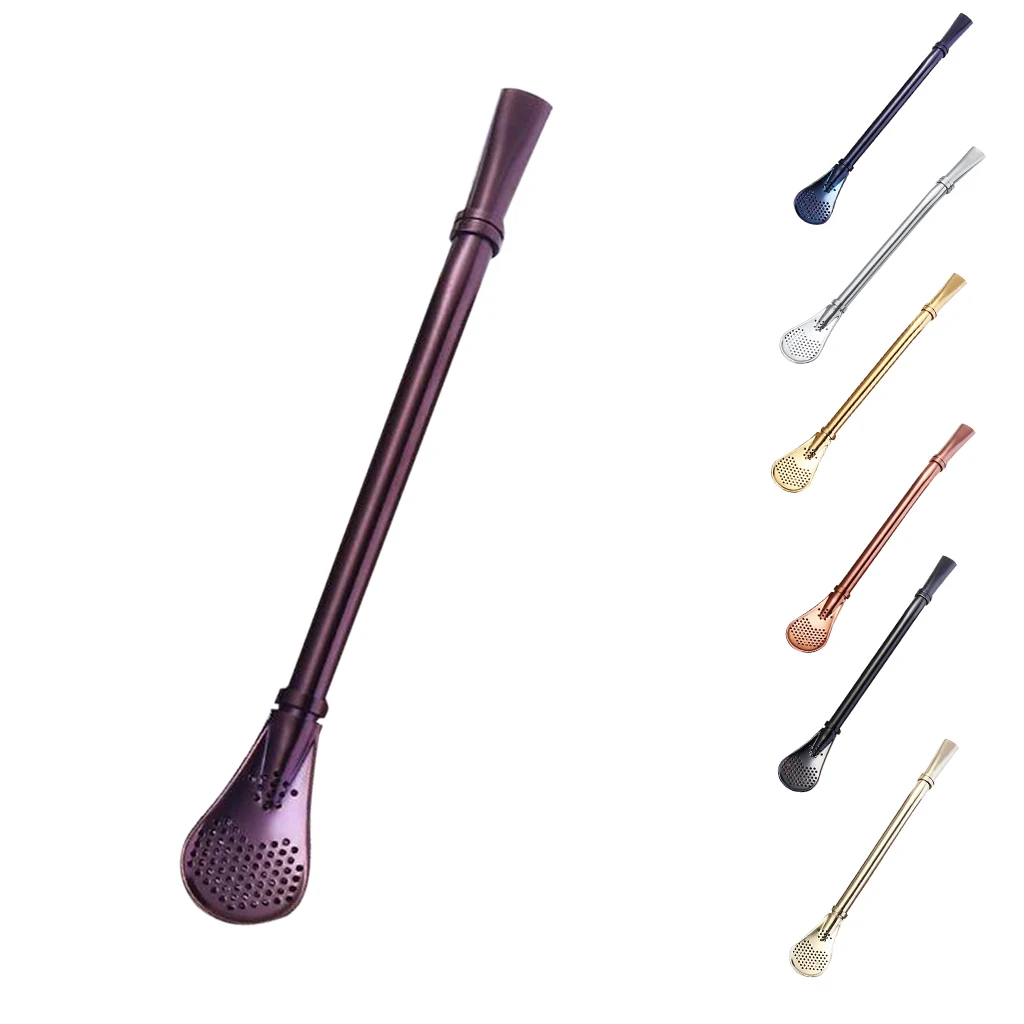 6 цветов ложка соломенная чайная кофейная новый дизайн для взрослых и детей