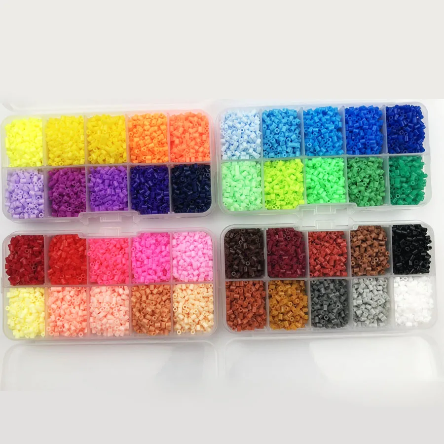 2 6 мм упаковочная коробка для бисера Hama бусины perler PUPUKOU обучения детей