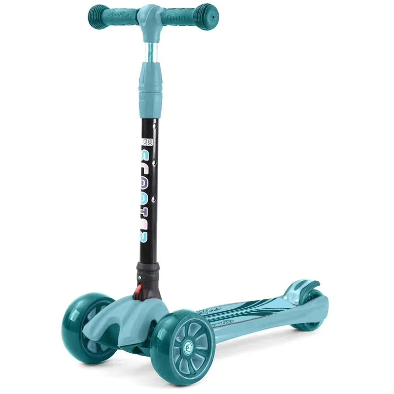 Детский мотороллер игрушка автомобиль сложенный трехколесный велосипед