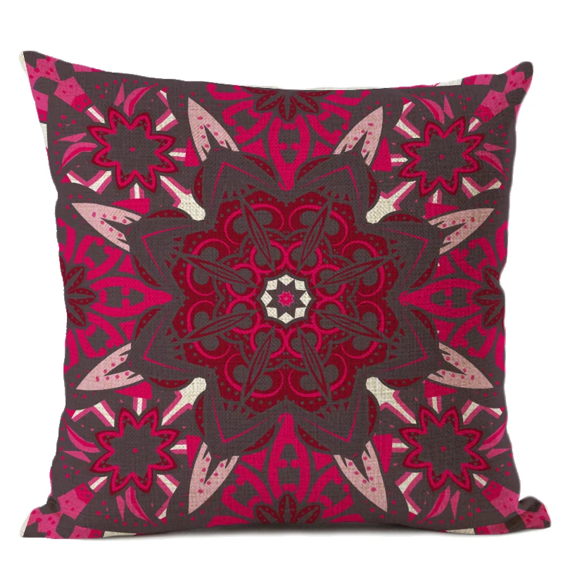 Тканая льняная Геометрическая подушка для дивана автомобильный домашний