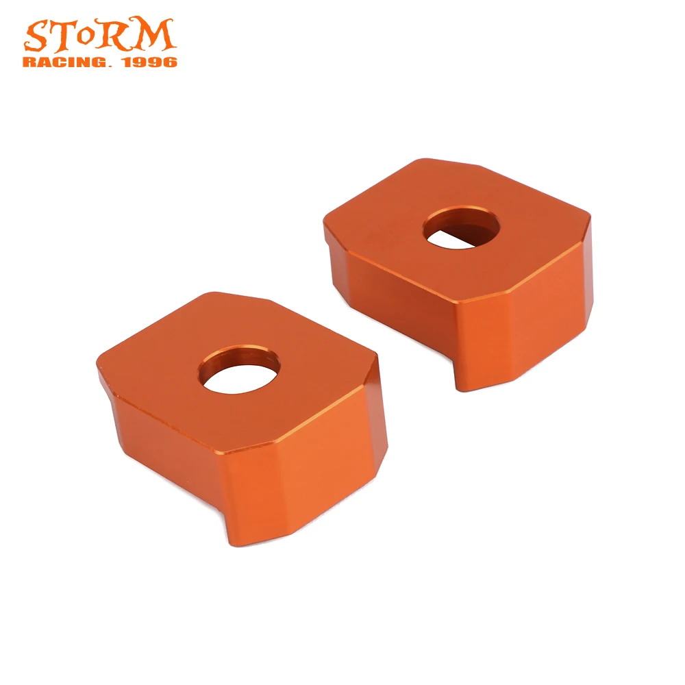 Motorcycle CNC Orange Axle Block Chain Adjuster For KTM SX65 SX 65 1998-2005 2006 2007 2008 2009 2010 2011 2012 2013 2014 2015 | Автомобили