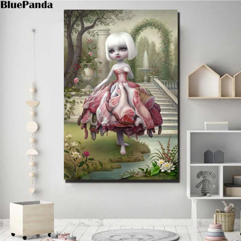 The Gay 90 s West Mark Ryden Художественная Картина на холсте плакат картина маслом Настенная картина для гостиной домашний декор - Цвет: MR041(With Frame)