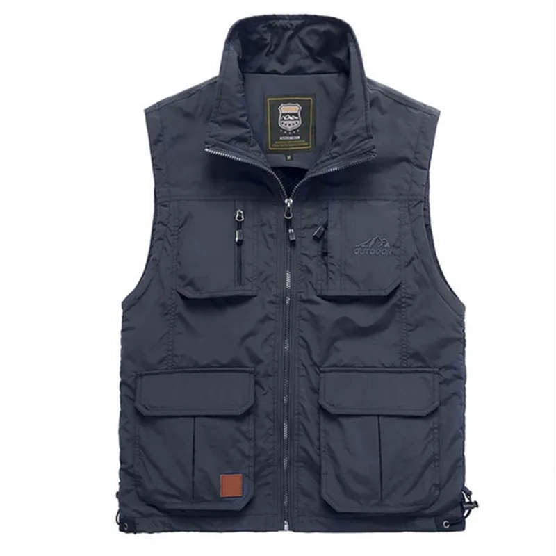 Летняя мужская повседневная куртка большого размера 6 цветов без рукавов со