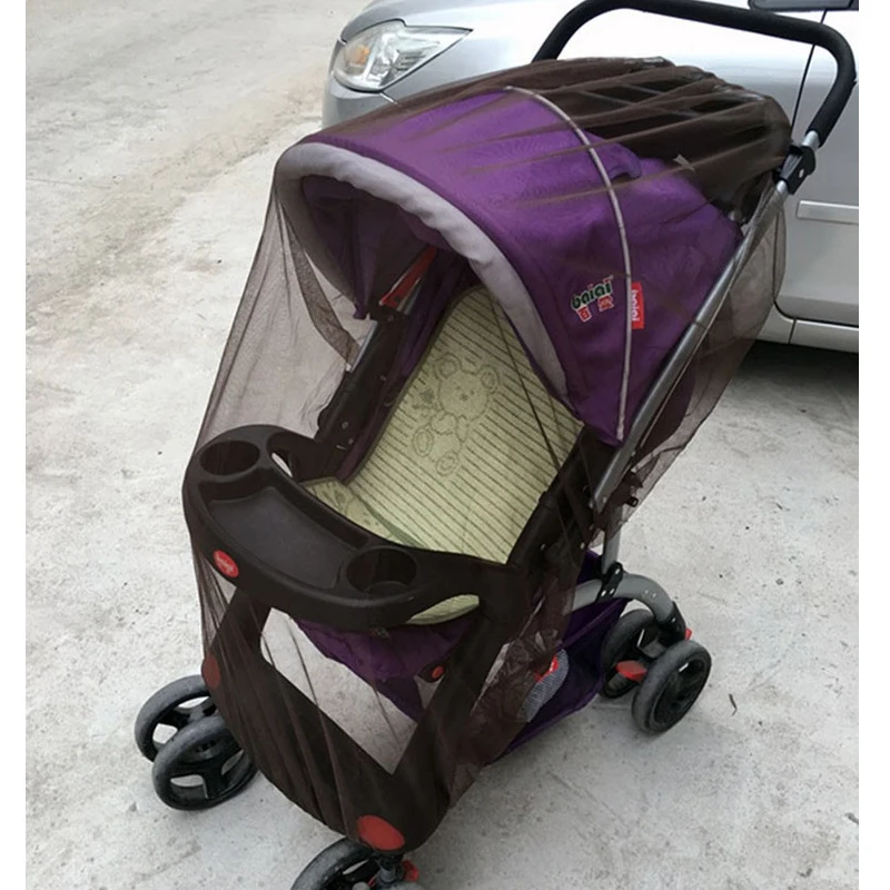 Red de cobertura completa para cochecito de beb&eacute;, mosquitera para silla de paseo, accesorios, 150cm-5