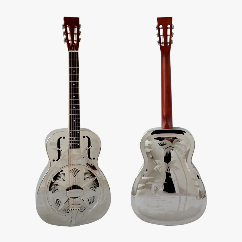 Латунный резонатор Aiersi латунный с бесплатным чехлом и ремешком|resonator guitar|resonator