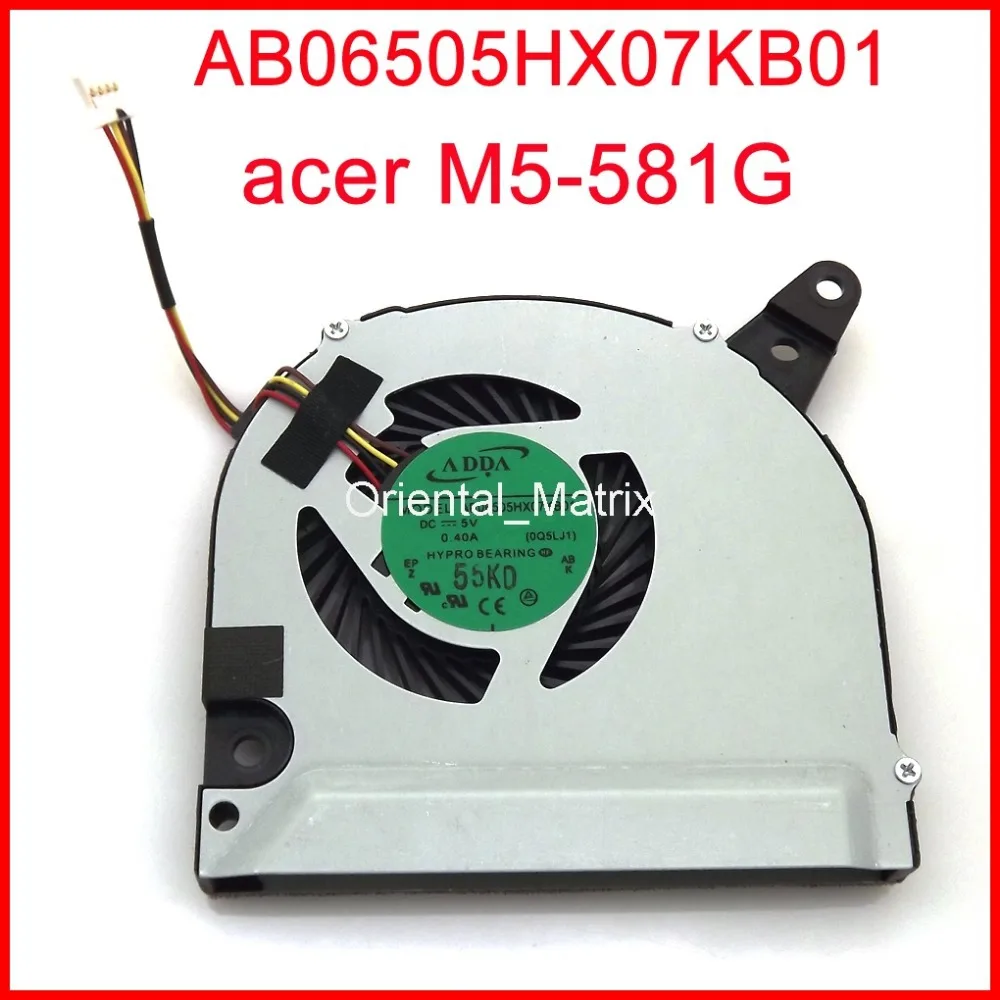 Новый вентилятор охлаждения для acer M5 581G процессора AB06505HX07KB01|cooling fan|fan aceracer fan |