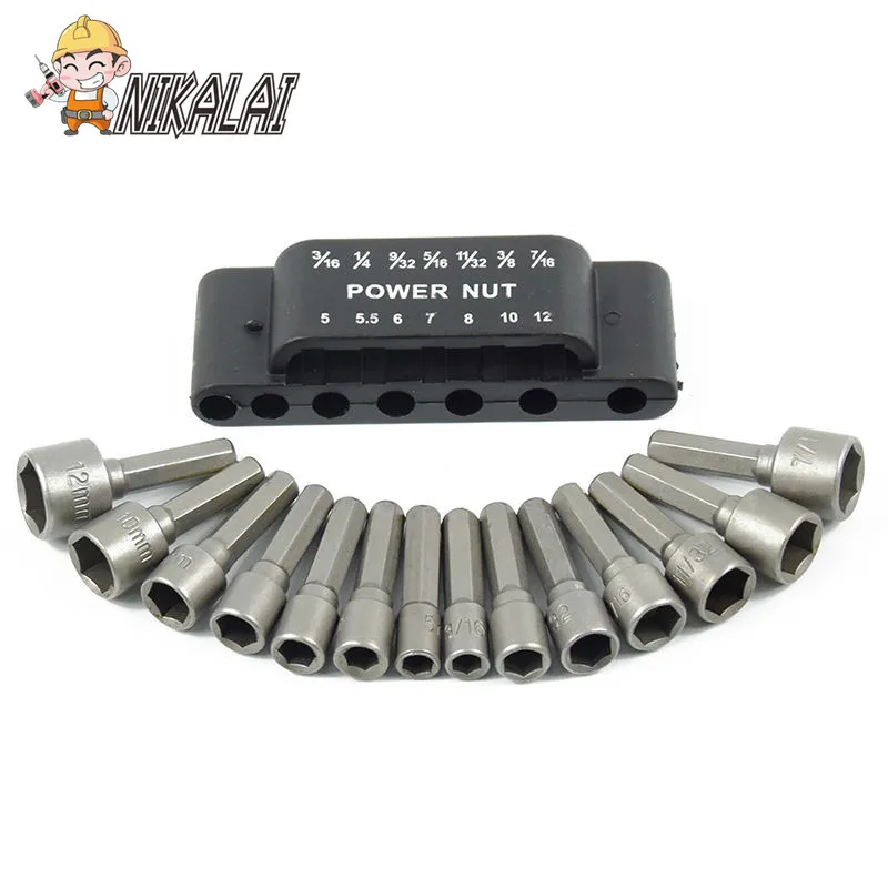 Набор гаечных ключей 14 шт. черный чехол двойные метрические и стандартные Sae 1/4