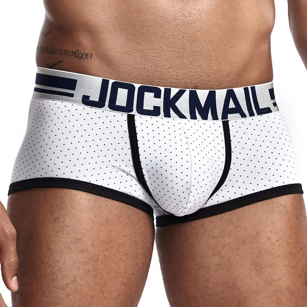 22 JOCKMAIL новые мужские Трусы Дышащие Боксеры хлопковое мужское белье U выпуклый мешочек сексуальные трусы с принтом Домашняя одежда шорты, мужские боксеры - Цвет: 22