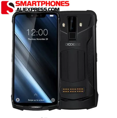 DOOGEE S90 смартфон Walkie talkie 6 18 FHD + Android 8 1 IP68/IP69K ГБ 128 Гб Беспроводная зарядка 16 Мп