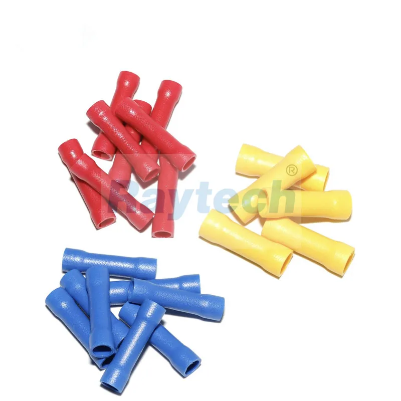 100Pieces Insulated Copper Wire Butt Connector Electrical Crimp Terminals | Обустройство дома