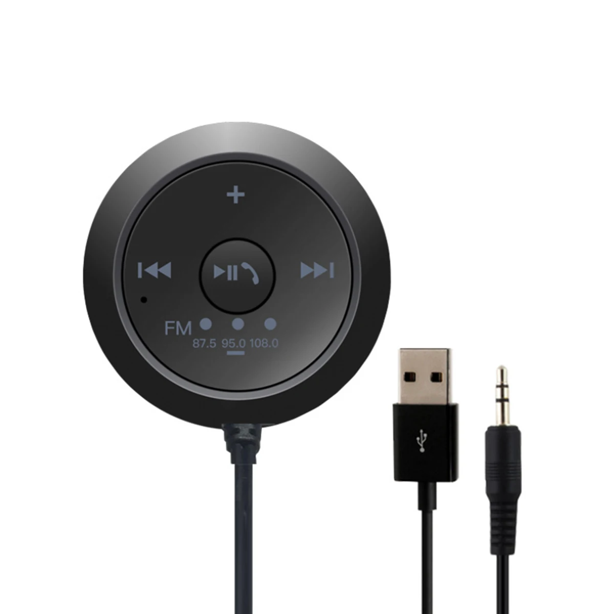 SOONHUA 3,5 мм AUX Автомобильный Bluetooth 5,0 беспроводной аудио приемник fm-передатчик музыкальный плеер Поддержка громкой связи