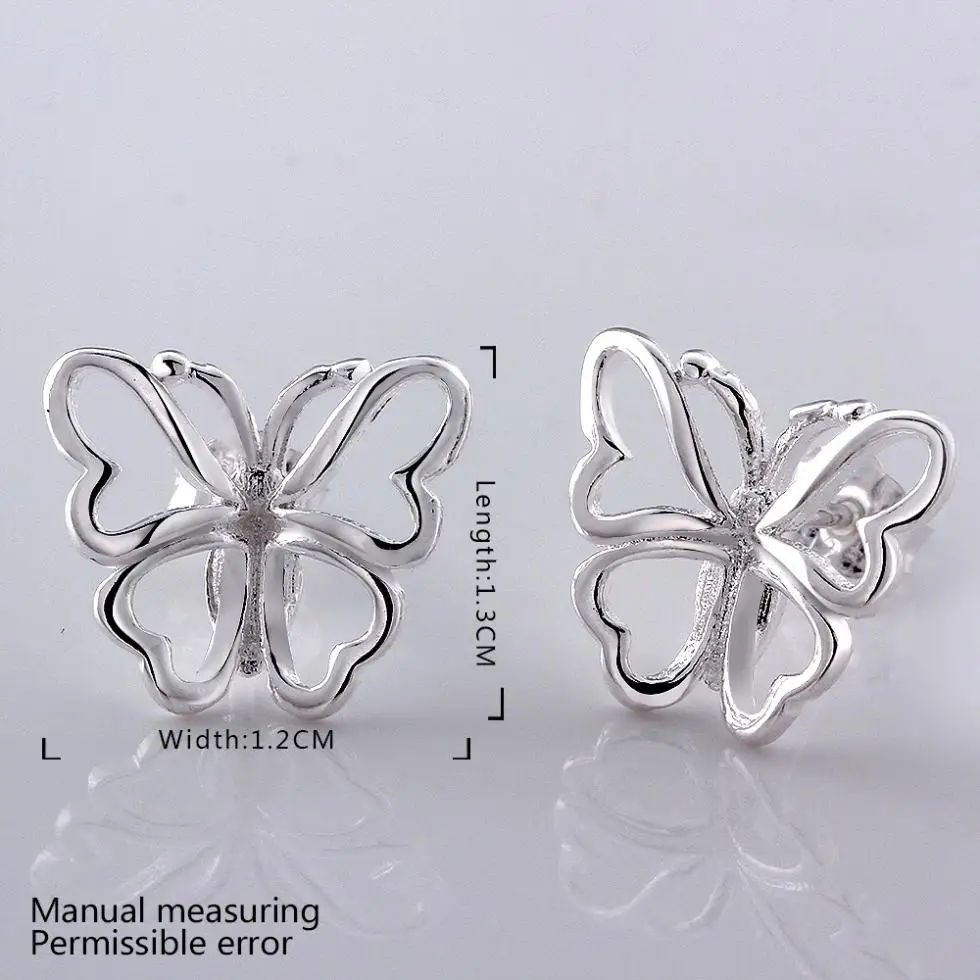 Серьги-бабочки CE665 # bijoux брендовые Ретро Винтажные посеребренные серьги italina |