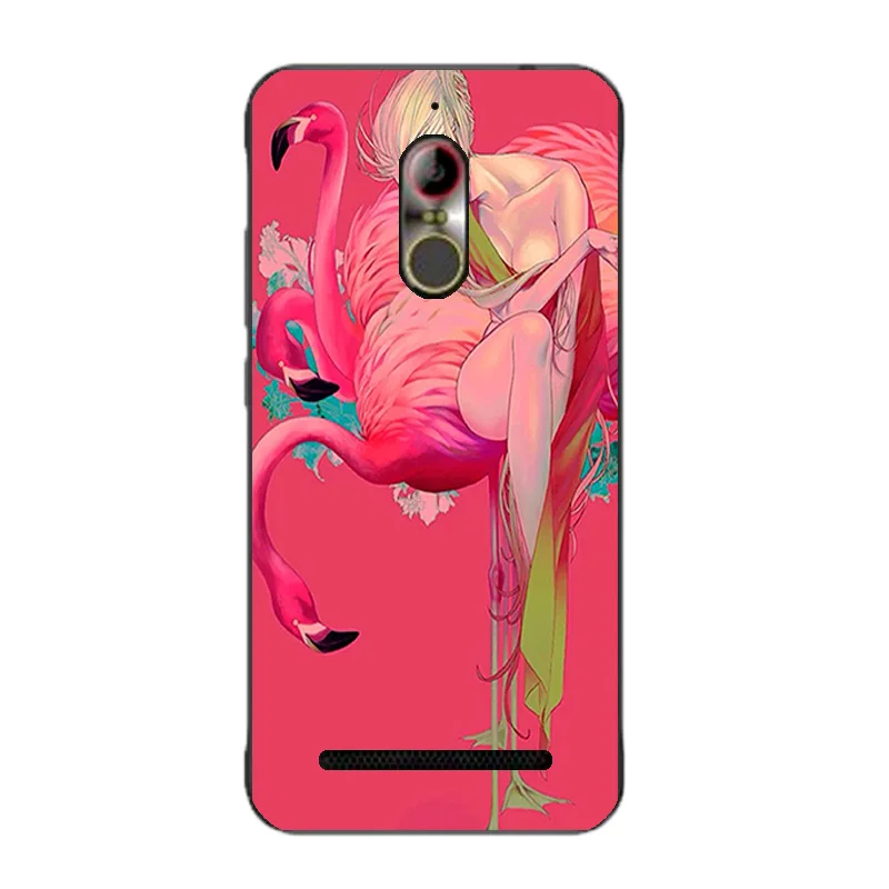 DIY фото для ZTE Nubia N1/N1 Lite чехол Blade V7 телефона N2 Мягкий ТПУ с принтом фламинго |