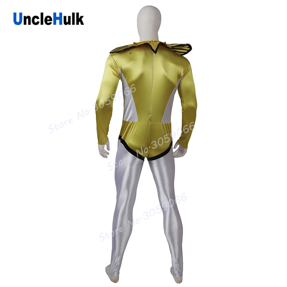 Атласная ткань Choujin Sentai Jetman с желтой совой костюм для косплея шалью | UncleHulk|Костюмы