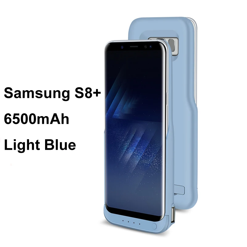 Оптовая продажа 100 шт JLW 6500mAh зарядное устройство чехол для Samsung Galaxy S8 Plus внешний