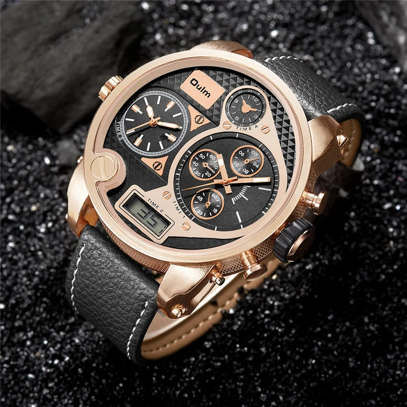 Men Watches Big OULM 9316B Brand Luxury Design Army Japan Movt Quartz dz Watch Male Sport Montres de Marque Luxe Reloj Hombre | Наручные