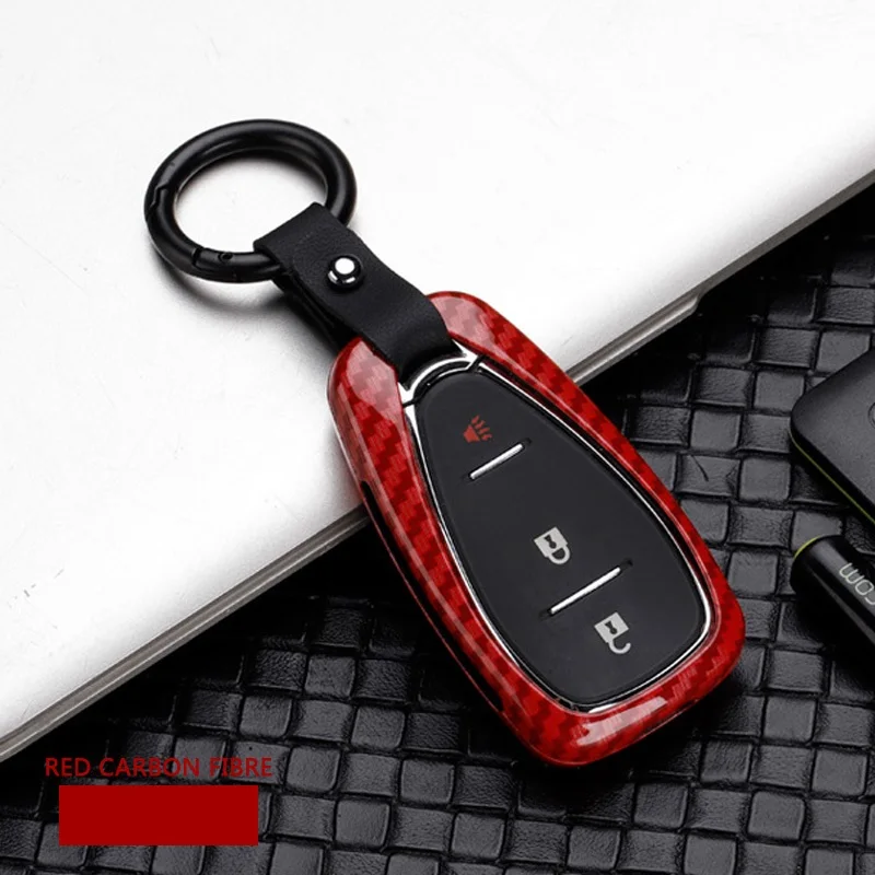 Держатель для ключей из углеродного волокна, чехол для Chevrolet camaro Cruze Malibu Volt Malibu spark sonic camaro