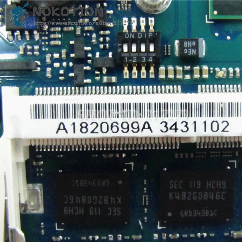 NOKOTION материнская плата для ноутбука sony Vaio PCG-41218M VPCSB A1820699A MBX-237 1P-0114J00-A011 основная плата I3-2310M ЦП HD6470M