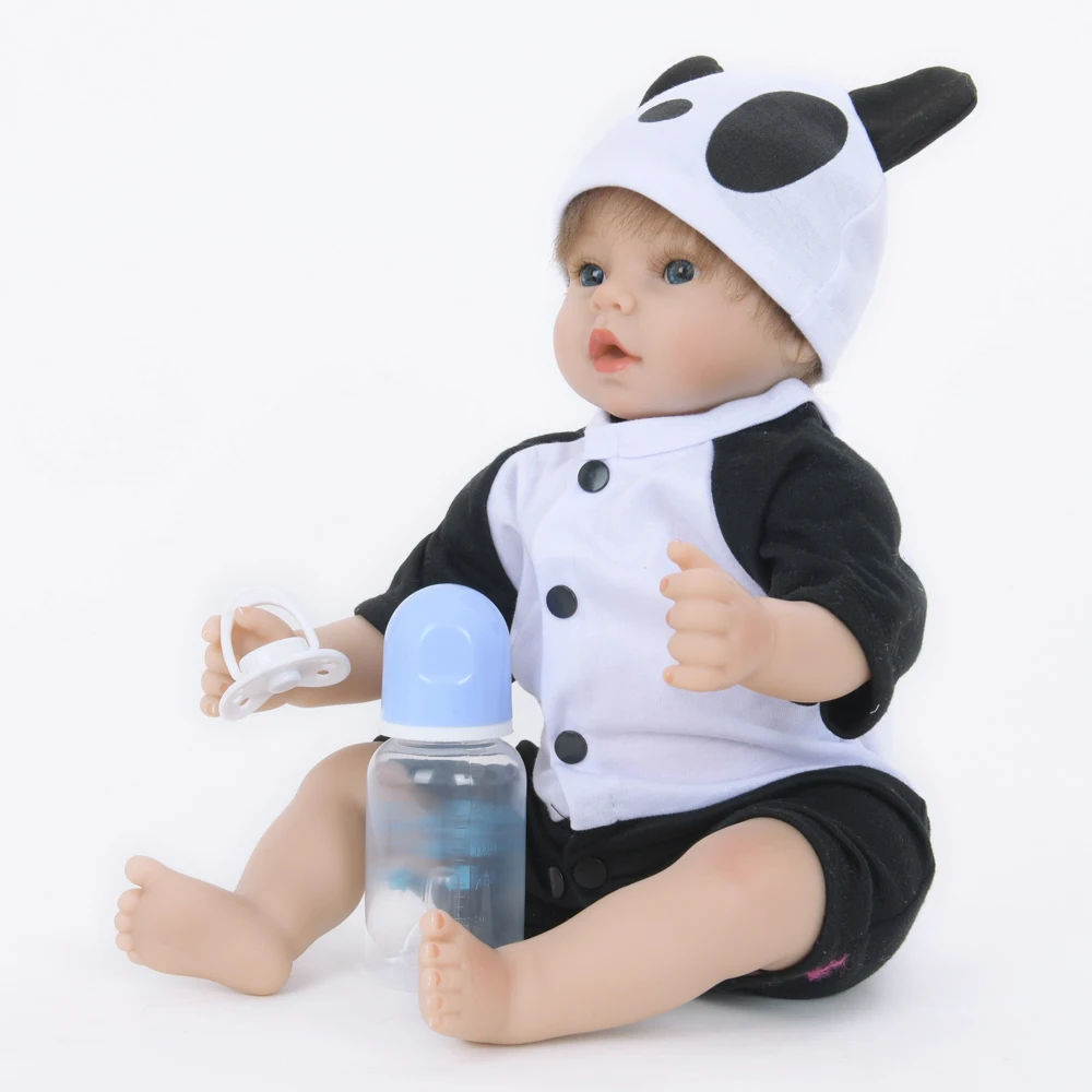 55 см настоящая ткань тело девушка для новорожденных девочек куклы Игрушки