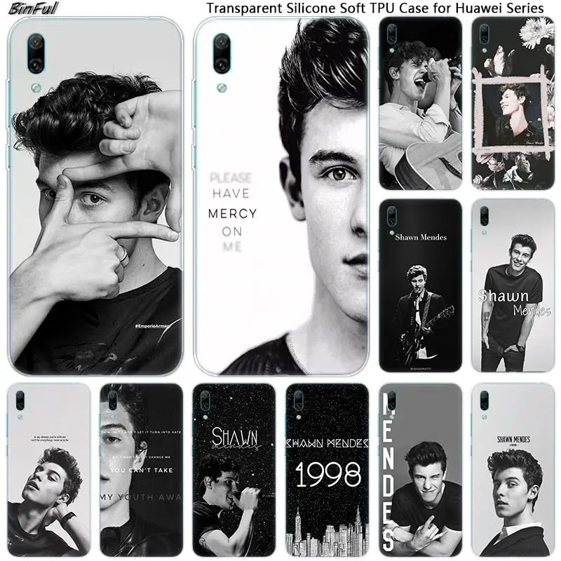 Мягкий силиконовый чехол для телефона Shawn mendes Huawei Mate 10 20 Lite Pro Enjoy 9S Y9 Y7 Y6 Y5 2019 2018 2017