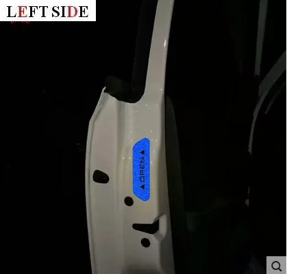 Левая сторона автомобиля Стикеры s двери светоотражающая лента безопасности