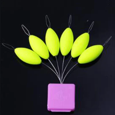 3-fluorescent yellow 2 цвета 2 формы цилиндрический оливковый тип семь звезд плавающий большой средний и маленький размер пены рыболовные снасти поставки - Цвет: 3-fluorescent yellow
