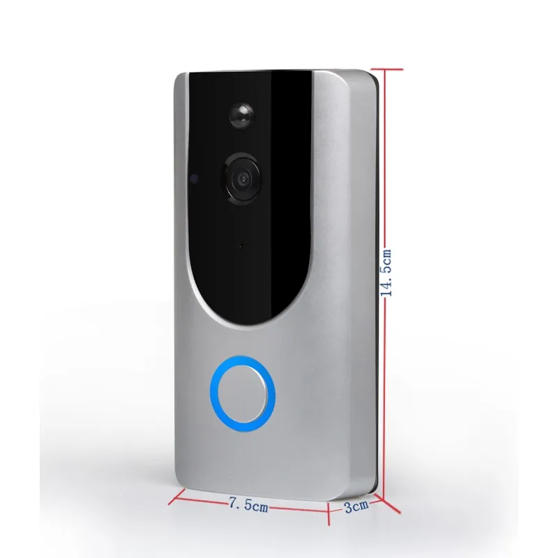 Умный беспроводной дверной звонок M2 с Wi Fi широкоугольный видеодомофон камерой и
