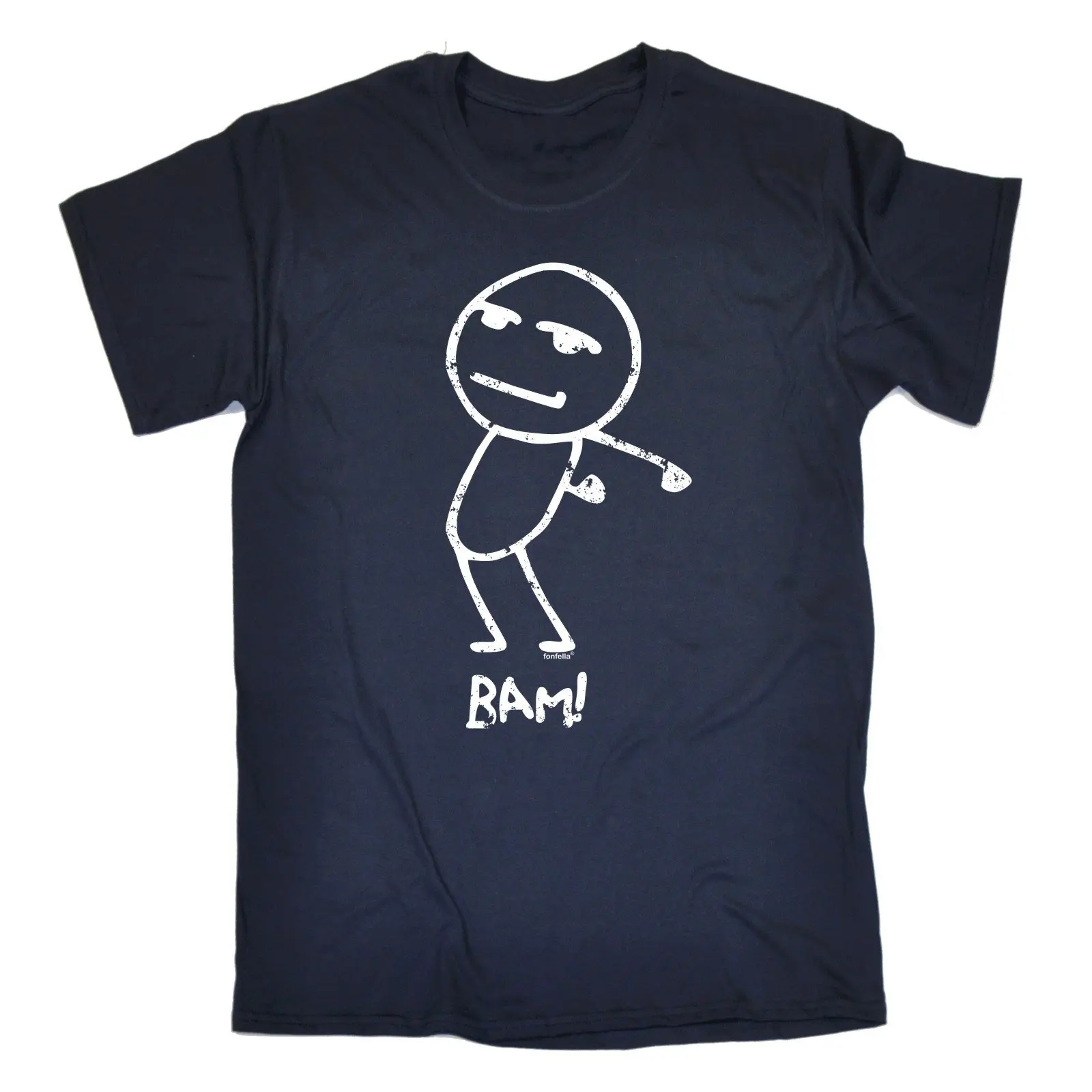 Bam футболка крупье модная хипстер мультфильм Забавный подарок день отцов модные